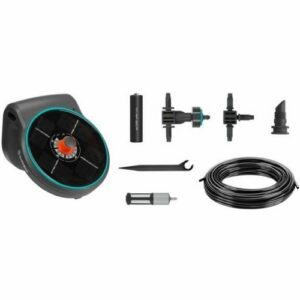 Sistema de riego automático por goteo para macetas Gardena Aquabloom