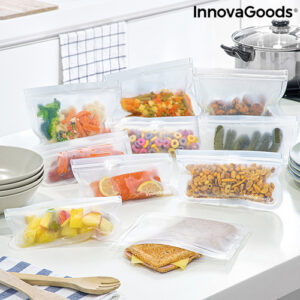 Set de bolsas reutilizables para alimentos Freco InnovaGoods (10 piezas)