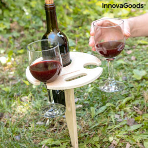 Mesa plegable y portátil para vino de exterior Winnek InnovaGoods
